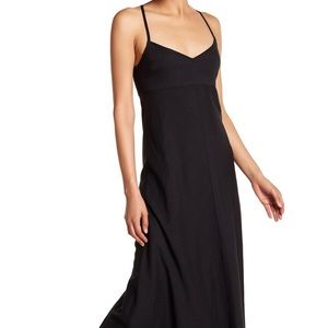 Theory Black Haranna Maxi Dress